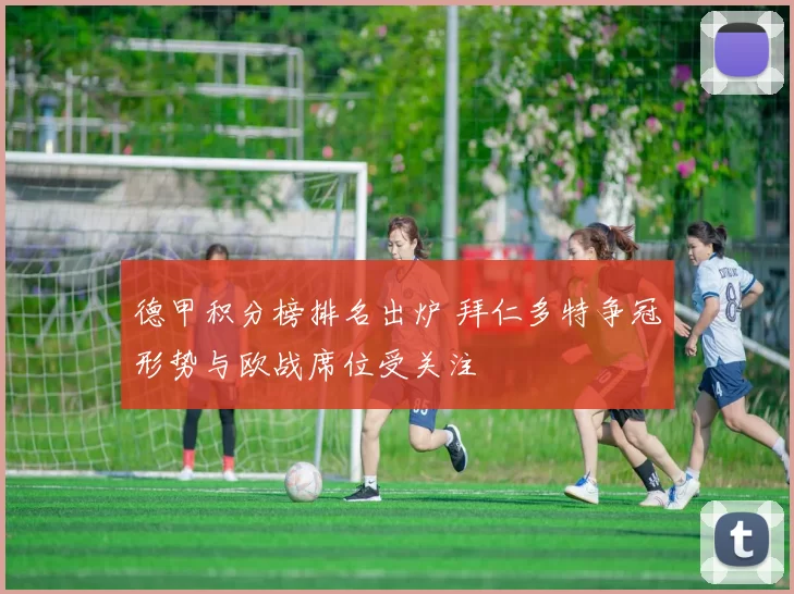 德甲积分榜排名出炉 拜仁多特争冠形势与欧战席位受关注